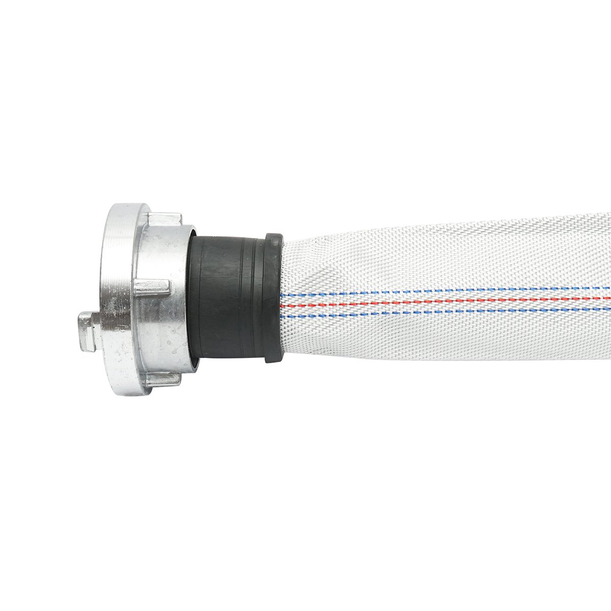 Furtun irigatii/pomp. din PVC 2 toll, lungime 20m cu racorduri aluminu, max 10bar, panzat Breckner Germany
